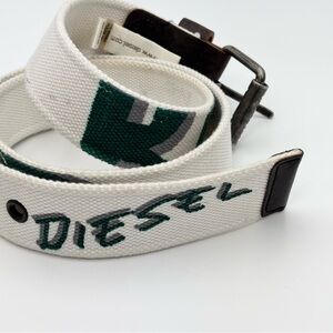 Diesel‎ White and Green Belt size 95 / 36"